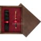 Pudełko drewniane Wenge Single Bordo Pudełko drewniane Wenge Single Bordo