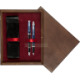 Pudełko drewniane Wenge Double Bordo Pudełko drewniane Wenge Double Bordo