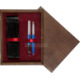 Pudełko drewniane Wenge Double Bordo Pudełko drewniane Wenge Double Bordo