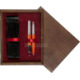 Pudełko drewniane Wenge Double Bordo Pudełko drewniane Wenge Double Bordo