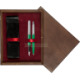 Pudełko drewniane Wenge Double Bordo Pudełko drewniane Wenge Double Bordo