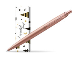 Długopis Parker Jotter XL Monochrome Pink Gold - Edycja Specjalna w obwolucie Śnieżny dar