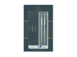 Zestaw Parker Jotter długopis + ołówek stal CT