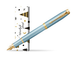 Pióro wieczne Parker IM RITUALS TURQUOISE GREEN w obwolucie Śnieżny dar