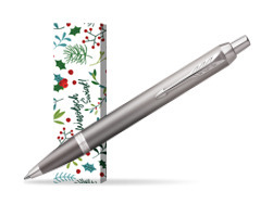 Długopis Parker IM RITUALS GREY w obwolucie Święta pod jemiołą