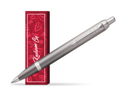 Długopis Parker IM RITUALS GREY w obwolucie Kocham Cię