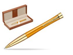 Długopis Parker Urban Premium 125 Żółty GT w pudełku classic brown