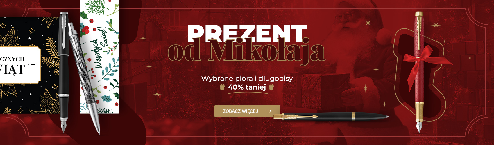 Prezent od Mikołaja - rabaty do 40%!