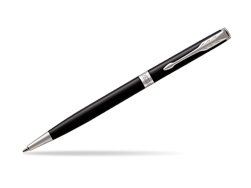 Długopis Slim Parker Sonnet Czarna Laka CT T2016