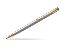 Długopis Parker Sonnet Slim Stalowy GT T2016