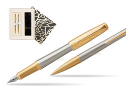 Zestaw prezentowy Parker Pióro wieczne + Długopis Urban Premium Aureate Powder GT w pudełku Jubileusz