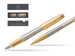 Zestaw prezentowy Parker Pióro wieczne + Długopis Urban Premium Aureate Powder GT