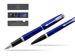 Zestaw Prezentowy Parker Pióro wieczne + Długopis Urban Nightsky Blue CT
