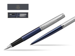 Zestaw prezentowy Parker Pióro wieczne + Długopis Jotter Royal Niebieski CT T2016