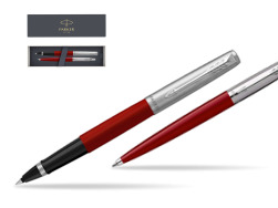 Zestaw Prezentowy Parker Pióro Kulkowe + Długopis Jotter Originals Czerwony