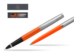 Zestaw Prezentowy Parker Pióro Kulkowe + Długopis Jotter Originals Orange