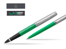 Zestaw Prezentowy Parker Pióro Kulkowe + Długopis Jotter Originals Zielony